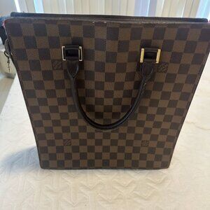 LOUIS VUITTON VINTAGE DAMIER EBENE TOTE